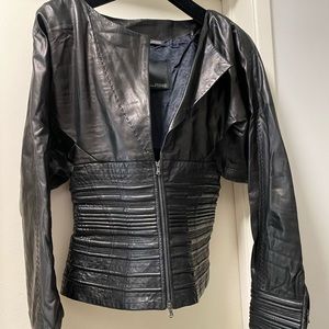 Leather Italian jacket